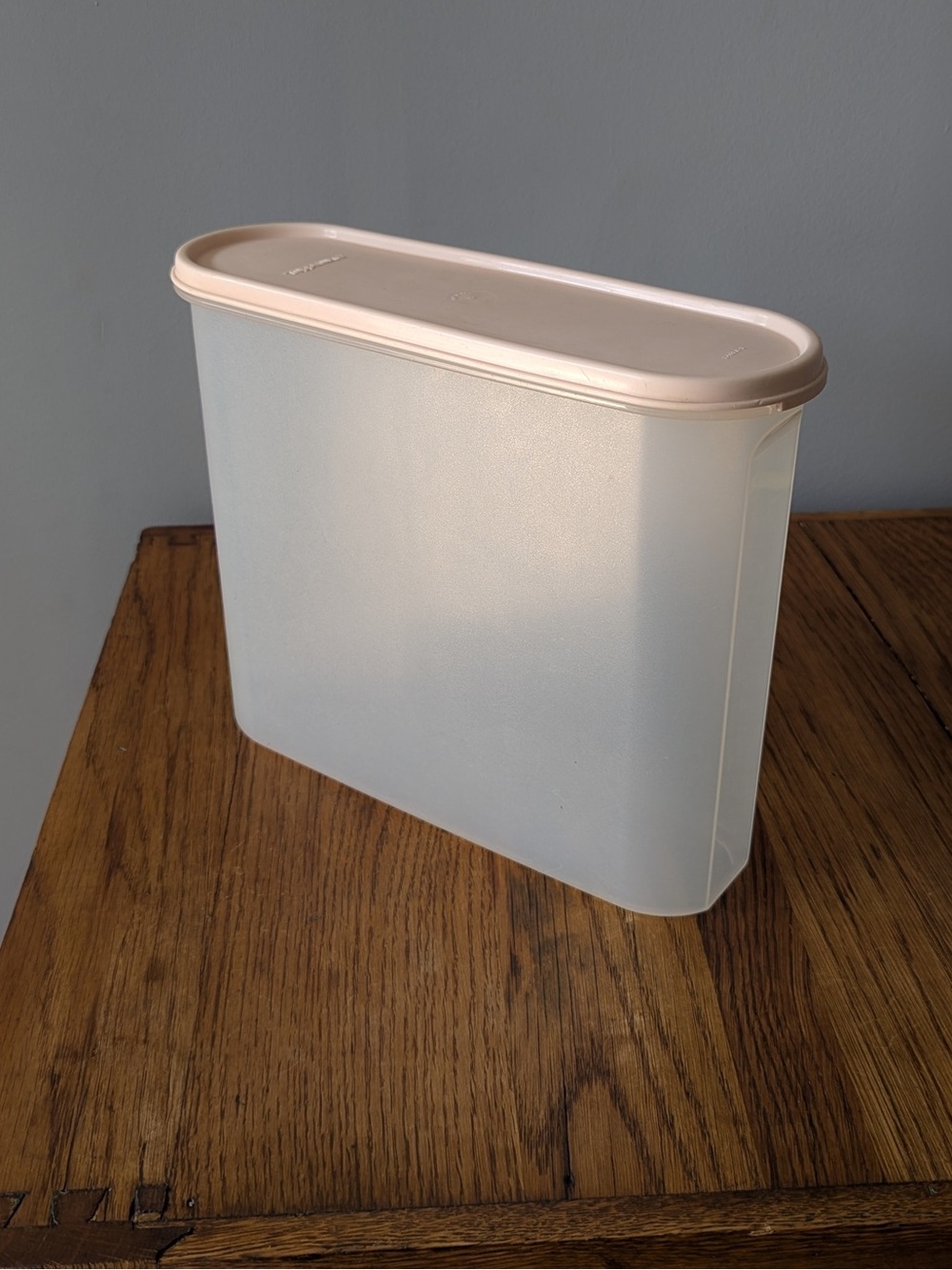 Vintage Tupperware #4 Modular Mates 4L Storage Container 2351E - Cream Lid
